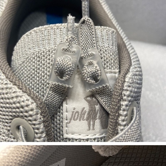 Johnnie-O Techknit Light Grey Sneakers Size 11 - Picture 6 of 11